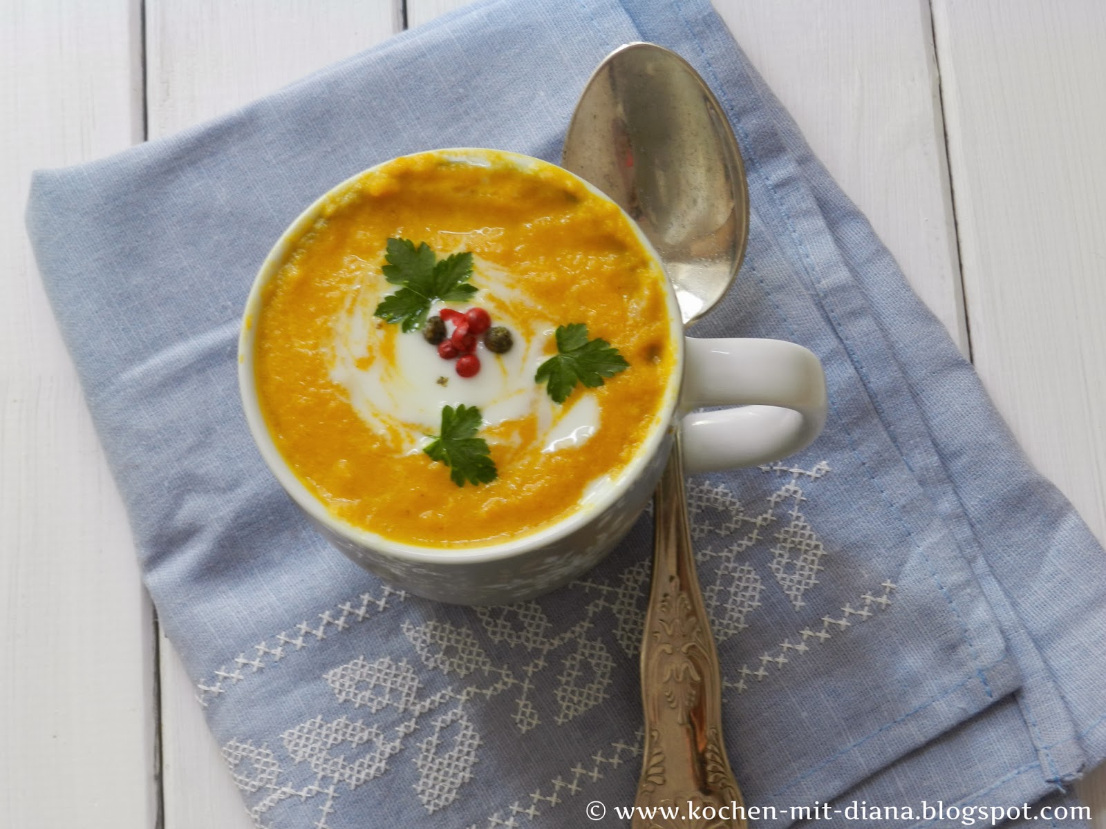 Möhren-Ingwer-Suppe - Kochen mit Diana