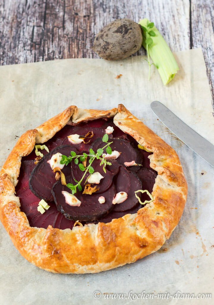 Rote Bete Galette - Kochen mit Diana